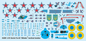 1/72 Soviet Tu-22 "Blinder" tactical bomber