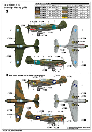1/32 P-40E War Hawk