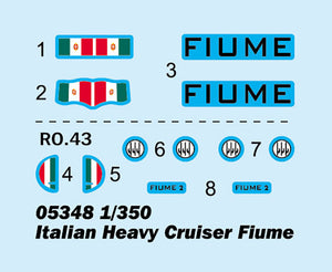 1/350 Italian Heavy Cruiser Fiume
