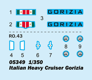 1/350 Italian Heavy Cruiser Gorizia