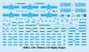 1/48 Chinese J-20 Mighty Dragon