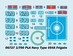 1/700 PLA Navy Type 054A Frigate