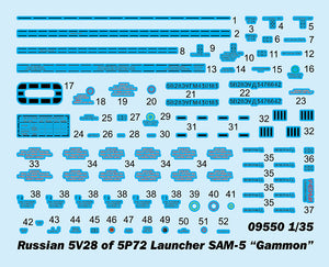 1/35 Russian 5V28 of 5P72 Launcher SAM-5 “Gammon”