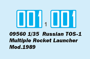1/35 Russian TOS-1 Multiple Rocket Launcher Mod.1989
