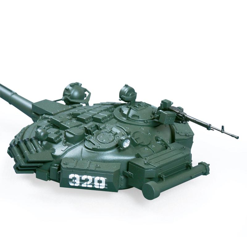 4 of 5) 1/100 Soviet Main Battle Tank T-72B from Zvezda