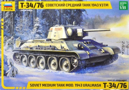 1/35 Soviet Medium Tank T-34/76 Mod. 1943 Uralmash