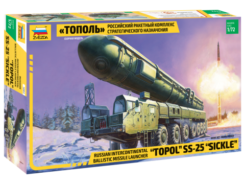 1/72 Russian intercontinental ballistic missile launcher "Topol" SS-25 "Sickler"