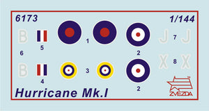 1/144 British Fighter Hurricane Mk-1