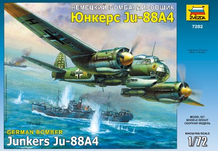 1/72 German Bomber Junkers Ju-88A4