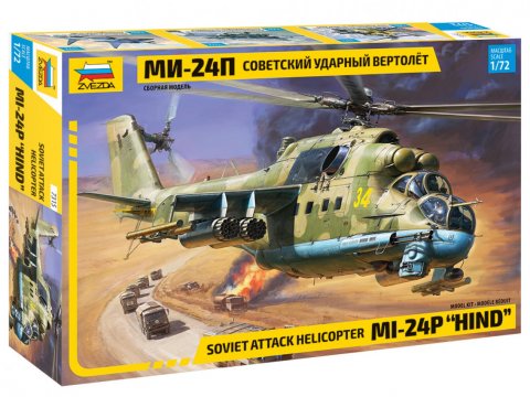 1/72 Soviet attack helicopter MI-24P "Hind"