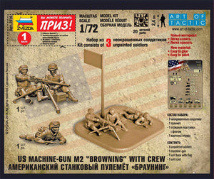 1/72 US "Browning" Machine-Gun w/Crew