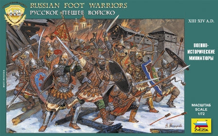 1/72 Russian Foot Warriors (XIII-XIV A.D.)