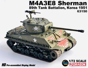 63150 - 1/72 M4A3E8 Sherman 89th Tank Battalion, Korea 1951