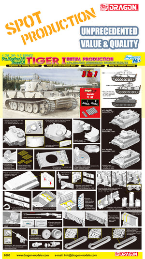 1/35 Pz.Kpfw. VI Ausf. E Tiger I Initial Production s.Pz.Abt. 502 Leningrad Region 1942/3 [Upgrade to Magic tracks]